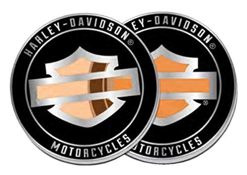 Harley-Davidson Bar  and  Shield Logo Stained Glass Metal Challenge Coin, 1.75 in.