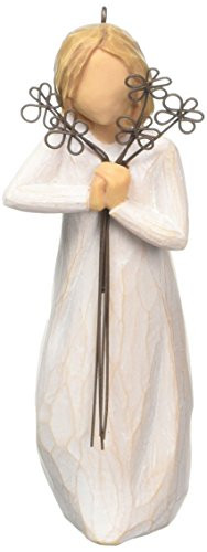 Willow Tree hand-painted sculpted Ornament, Friendship