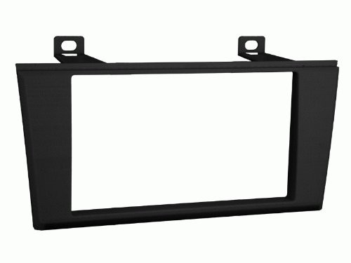 Carxtc Double Din Install Car Stereo Dash Kit for a Aftermarket Radio Fits 2002-2006 Lincoln LS Series Trim Bezel is Painted Black to Match The Factory Dash