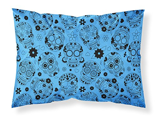 Caroline's Treasures BB5120PILLOWCASE Day of The Dead Red Fabric Standard Pillowcase, Standard, Multicolor