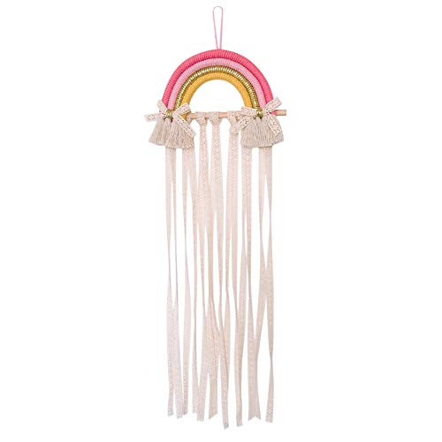 Forart Macrame Hair Bow Holder Hanging Hair Clips Hanger Headband Storage Organizer Rainbow Hair Bow Holder Organizer Long Hair Clip Display Storage Boho Wall Hanger Decor Forart Macrame Hair Bow Holder Hanging Hair Clips Hanger Headband Storage Organizer Rainbow Hair Bow Holder Organizer Long Hair Clip Display Storage Boho Wall Hanger Decor