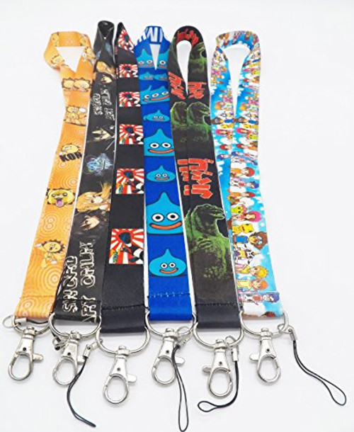 6 Assorted Anime Game Characters Digimon Dragon Quest Slime Phone Key Chain Strap LANYARD Set 17 6 Assorted Anime Game Characters Digimon Dragon Quest Slime Phone Key Chain Strap LANYARD Set 17