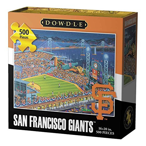 Dowdle Folk Art Jigsaw Puzzle - San Francisco Giants 500 Pc Dowdle Folk Art Jigsaw Puzzle - San Francisco Giants 500 Pc