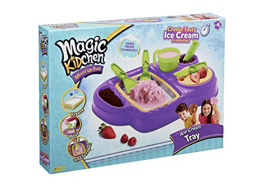 Little Kids Magic Kidchen Make Your Own Ice Cream with Real Food Ingredients Kid Friendly Cooking Activity Ice Cream Tray Toy, Purple Little Kids Magic Kidchen Make Your Own Ice Cream with Real Food Ingredients Kid Friendly Cooking Activity Ice Cream Tray Toy, Purple