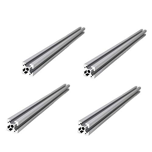 HFS R 4pc 2020 CNC 3D Printer Parts European Standard Anodized Linear Rail Aluminum Profile Extrusion for DIY 3D Printer 400MM