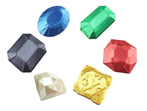 RPG3D Splendor Board Game Gem Replacement Token Set