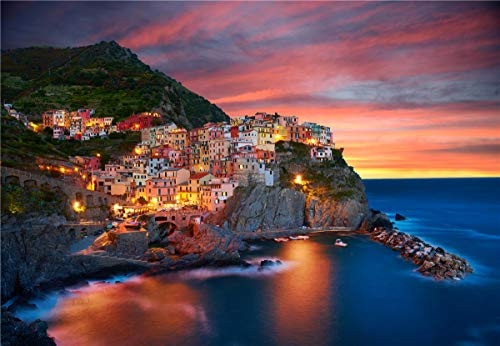 Puzzles for Adults 1000 Piece - Cinque Terre - Jigsaw Puzzle Large Puzzle Game Artwork for Adults Teens Puzzles for Adults 1000 Piece - Cinque Terre - Jigsaw Puzzle Large Puzzle Game Artwork for Adults Teens