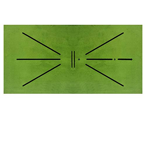 LIIBOT Golf Training Mat Mini Golf Practice Aid Hitting Rug for Swing Detection Batting Game Hitting Driving Chipping and Putting Practice Gift s for Home Office Indoor  and  Outdoor 12inch x24inch