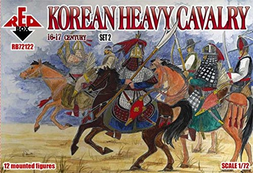 Plastic Model KIT Korean Light Cavalry 16-17 Century Set 2 1/72 RED Box 72122