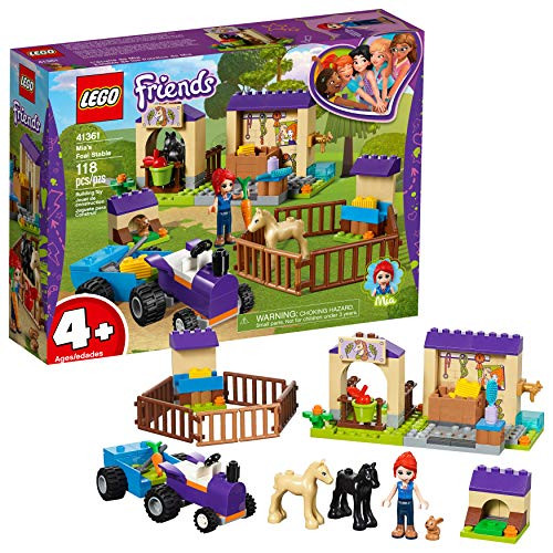 LEGO Friends 4plus  Mias Foal Stable 41361 Building Kit 118 Pieces