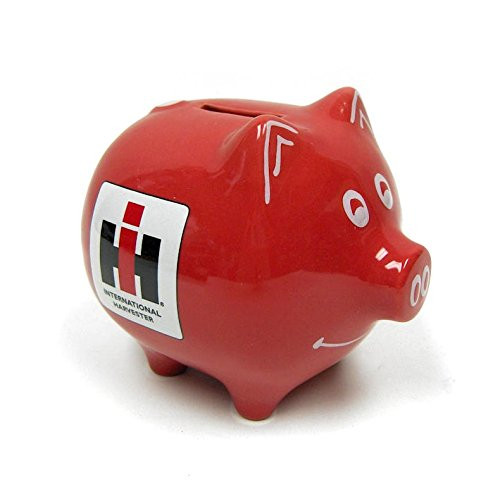 M. CORNELL IMPORTERS Case IH Red Piggy Bank M. CORNELL IMPORTERS Case IH Red Piggy Bank