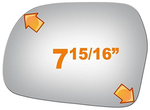 Burco Driver Side Replacement Mirror Glass for 1999-2004 CHEVROLET TRACKER, 1999-2004 SUZUKI VITARA