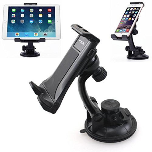 Rotating Car Mount Dashboard Windshield Phone Tablet Holder Swivel Cradle Stand Suction Cup for iPad Mini with Retina Display - iPad Pro - iPad Pro 9.7