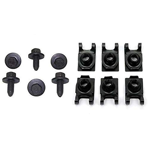 Eckler's Premier Quality Products 33-324199 Camaro Leaf Spring Front Mounting Bracket J-Nut  and  Bolt Set