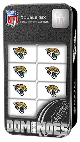 MasterPieces NFL Jacksonville Jaguars Collector Edition Double Six Dominoes