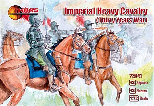 Mars Figures 72041-1/72 Thirty Years War Imperial Heavy Cavalry 12 Mtd Model