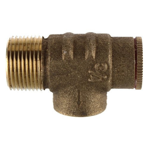 Plumb eeze Brass Pressure Relief Valve set  100 PSI for water well pressure tank, 3/4inch