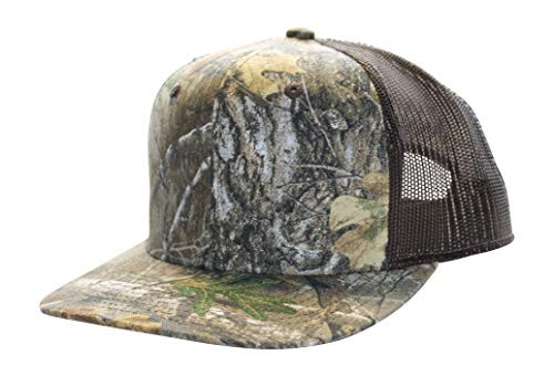 Realtree Camo Trucker Cap Hat Meshback Snapback with Wicking Band