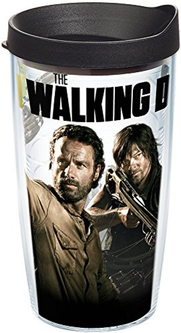 Tervis 1165188 the Walking Dead-Group Insulated Tumbler with Wrap and Black Lid, 16oz, Clear Tervis 1165188 the Walking Dead-Group Insulated Tumbler with Wrap and Black Lid, 16oz, Clear
