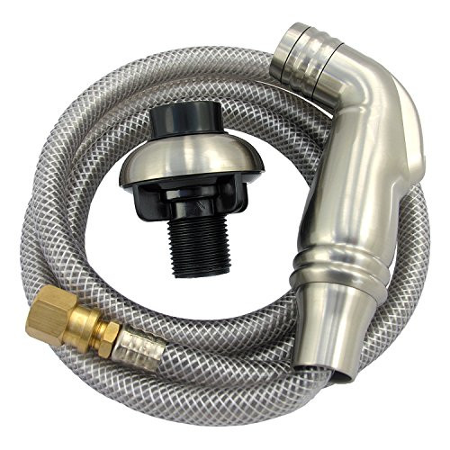LASCO 08-1537 Kitchen Spray Head and Hose Assembly, Satin Nickel