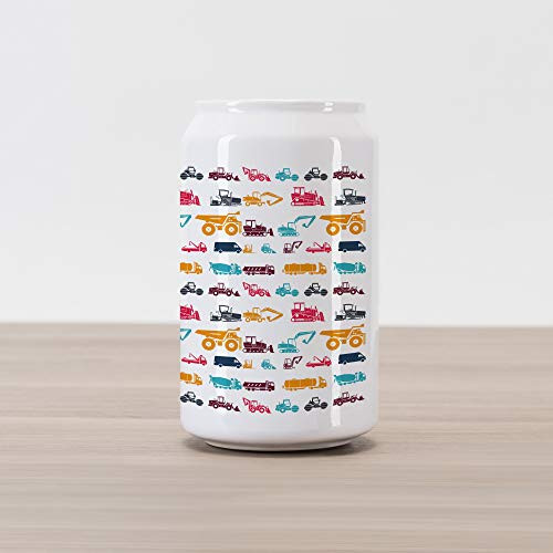 Ambesonne Construction Cola Can Shape Piggy Bank, Heavy Trucks and Vehicles Earthwork Operations Carrier Bulldozer Image Print, Ceramic Cola Shaped Coin Box Money Bank for Cash Saving, Multicolor Ambesonne Construction Cola Can Shape Piggy Bank, Heavy Trucks and Vehicles Earthwork Operations Carrier Bulldozer Image Print, Ceramic Cola Shaped Coin Box Money Bank for Cash Saving, Multicolor