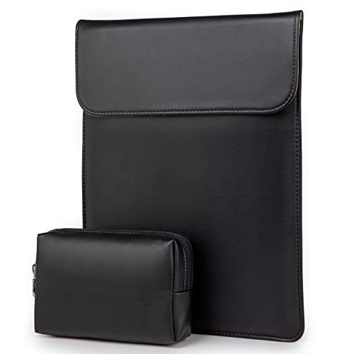 HYZUO 13-13.5 Inch Laptop Sleeve Case Compatible with 13.5 Surface Laptop/Old MacBook Air/Old MacBook Pro Retina 13 2012-2015/Old 12.9 iPad Pro/HP Spectre X360 13, Carbon Black