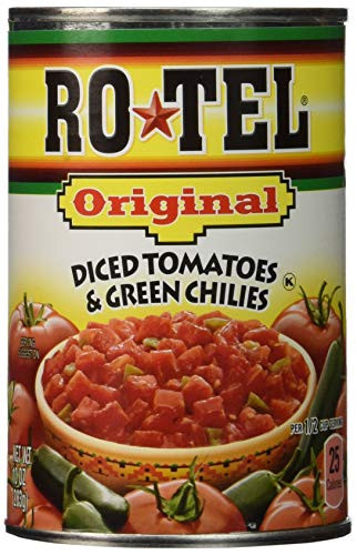 Ro Tel Original Tomato Diced Green Chili, 10 Ounce, Pack Of 4 - SET OF 3