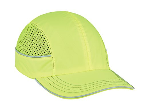 Ergodyne Skullerz 8950 Safety Bump Cap, Long Brim, Lime