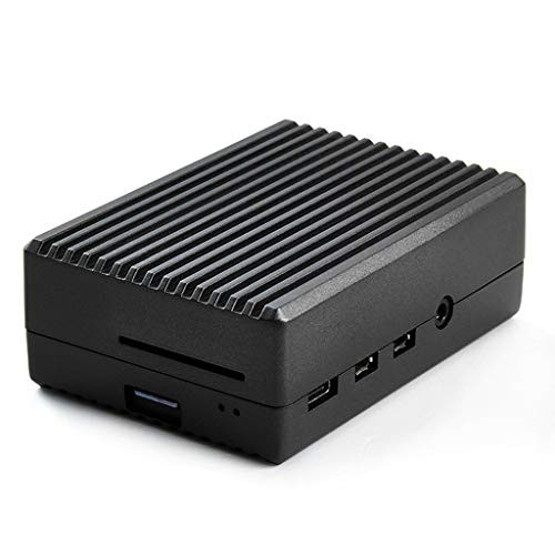 Tsorryen Metal Case Enclosure Aluminum Alloy Protective Shell for Raspberry Pi 4B Kit