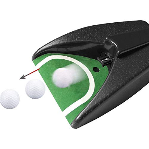 TreeLeaff Golf Automatic Putting Cup,Training Aid Putting Green, Golf Hole Auto Returning Practice for Outdoor Garden Lawn,Golf Return Machine for Training Indoor Office