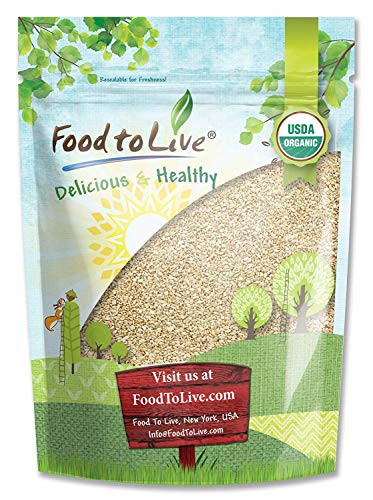 Organic Sesame Seeds, 2 Pounds  Hulled, Non-GMO, Kosher, Raw, Vegan