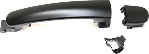 Exterior Front Door Handle Compatible with Volkswagen TIGUAN 2009-2017/JETTA 2011-2018 RH Primed Black Plastic REAR RH/LH