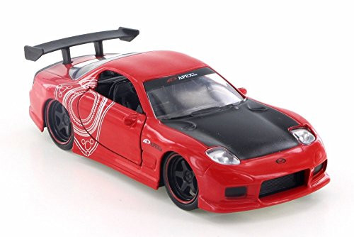 1993 Mazda RX-7 Hard Top, Red - Jada 98563 - 1/32 Scale Diecast Model Toy Car but NO Box