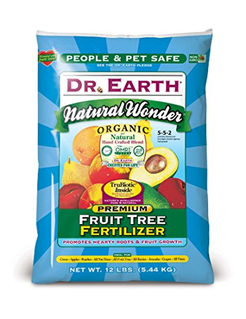 Dr. Earth Natural Wonder Fruit Tree Fertilizer 12 lb Dr. Earth Natural Wonder Fruit Tree Fertilizer 12 lb