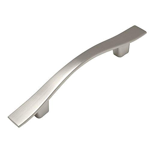 5 Pack - Cosmas 8902SN Satin Nickel Cabinet Hardware Handle Pull - 3inch  Inch 76mm Hole Centers