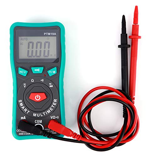 NCV Tester Voltage Current Digital Smart Multimeter DC AC Diode Test Resistance High Sensitivity LCD Display for Office for Home for Indoor