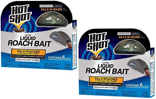 Hot Shot HG-95789 Roach Killer, Case Pack of 2, Brown/A Hot Shot HG-95789 Roach Killer, Case Pack of 2, Brown/A