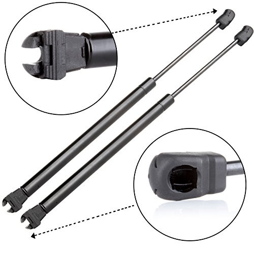 ECCPP 2pcs Rear Window Glass Lift Supports Struts Shocks for 2005-2013 Nissan Pathfinder Compatible with SG325028 6607