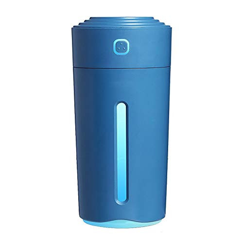 Cool Mist Humidifiers Super-Quiet Air Humidifier, Humidifiers with Night Light, Ultrasonic Humidifiers for Bedroom, Office?Car?Blue