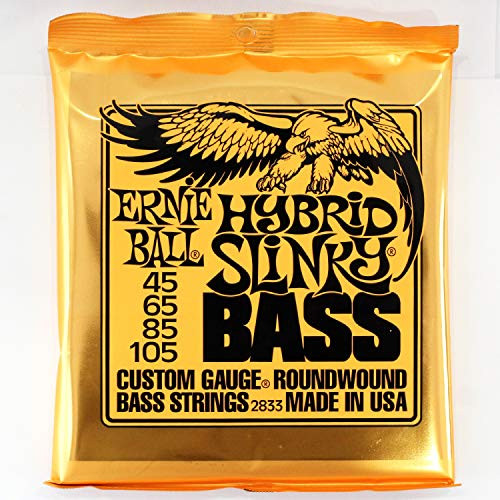 Ernie Ball 2833 Hybrid Slinky Electric Bass 4 String Set 45-105