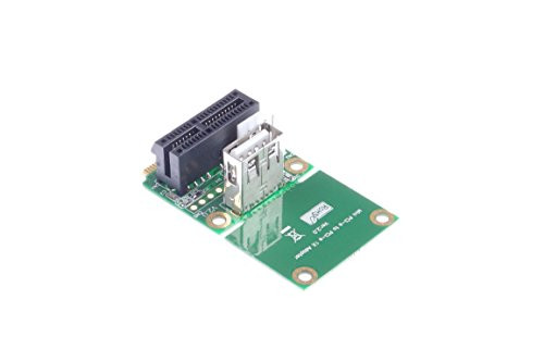 KNACRO Mini PCI-E To PCI-E USB 2.0 1X Adapter
