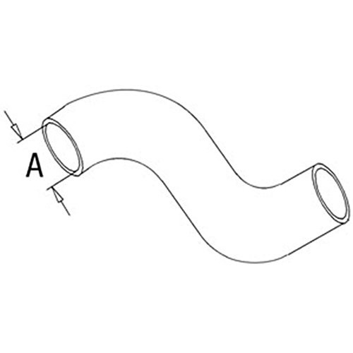 406766R1 New Upper Radiator Hose Fits Case-IH Tractor Models 686 756