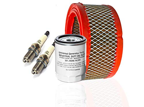 UGP Replacement for Generac OC8127, 070185ES and Spark Plugs Kit 2-491055T by Universal Generator Parts