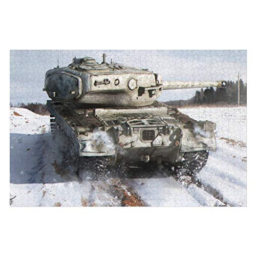 500 Pieces Jigsaw Puzzles for Teens  and  Adults Heavy World of Tanks Difficult  and  Intelligent Challenge Game