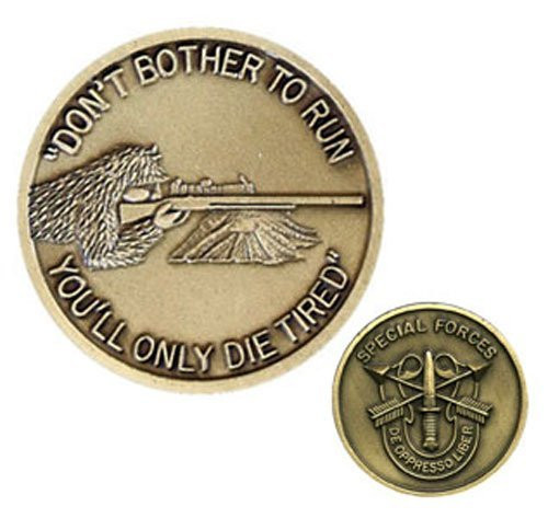 NIC Special Forces Sniper Challenge Coin