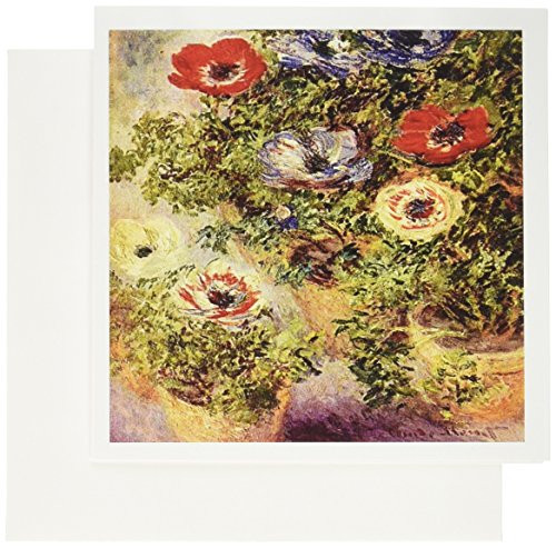 3dRose Monet - Still Life Painting - Greeting Cards, 6 x 6 inches, set of 6 (gc_49336_1)
