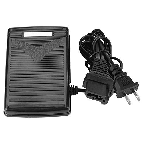 110V Foot Control Pedal Home Sewing Machine Foot Control Pedal with Power Cord US Plug Sewing Machine Part Sewing Tools