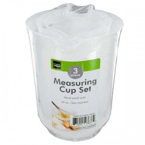 Kole Imports Plastic Measuring Cup Set