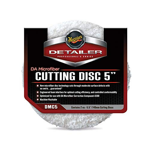 Meguiar's DMC5 DA 5inch  Microfiber Cutting Disc, 2 Pack