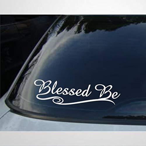 Blessed Be CAR Decal Pagan Wiccan Stickers Car Decal Window Decal Vinyl Decal Die Cut Decals Funny Laptop Stickers Bumper Stickers Present